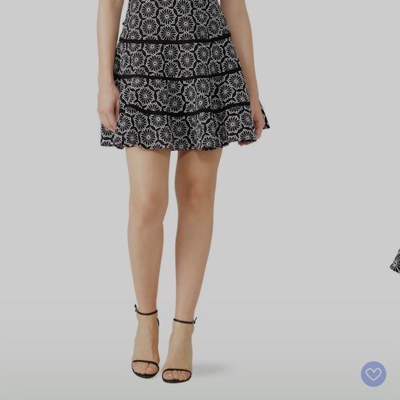 Bardot SIERRA frill dress Black and White Patterned Mini Dress ( worn once) - Picture 4 of 10